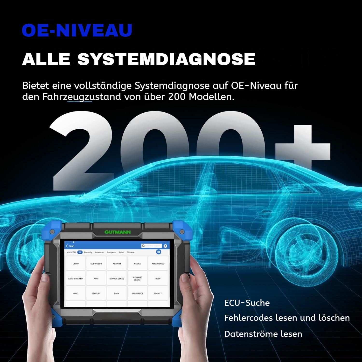Professionelles Fahrzeugdiagnosegerät Phoenix Lite 2